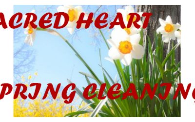 Sacred Heart Spring Cleaning